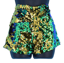Load image into Gallery viewer, Reversible Sequin Shorts