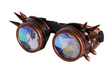 Load image into Gallery viewer, Steampunk Kaleidoscope Goggles