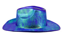 Load image into Gallery viewer, Holographic Space Cowboy Hat (Purple)