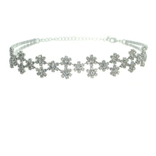 Load image into Gallery viewer, Rhinestone Snowflake Choker
