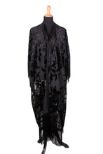 Load image into Gallery viewer, Burnout Velvet Kimono
