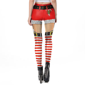 Christmas Leggings ("Santa")