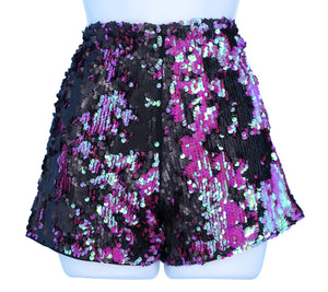 Reversible Sequin Shorts