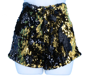 Reversible Sequin Shorts