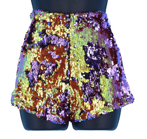 Reversible Sequin Shorts