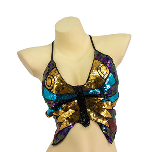 Butterfly Sequin Top