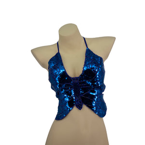 Butterfly Sequin Top