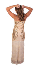 Load image into Gallery viewer, Gold Flapper Dress with Long Fringes (&quot;Gilded&quot;)
