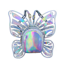 Load image into Gallery viewer, Holographic Butterfly Mini Backpack
