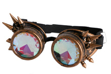 Load image into Gallery viewer, Steampunk Kaleidoscope Goggles
