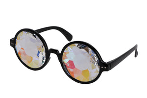 Round Frame Kaleidoscope Glasses