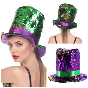 Reversible Sequins Hat