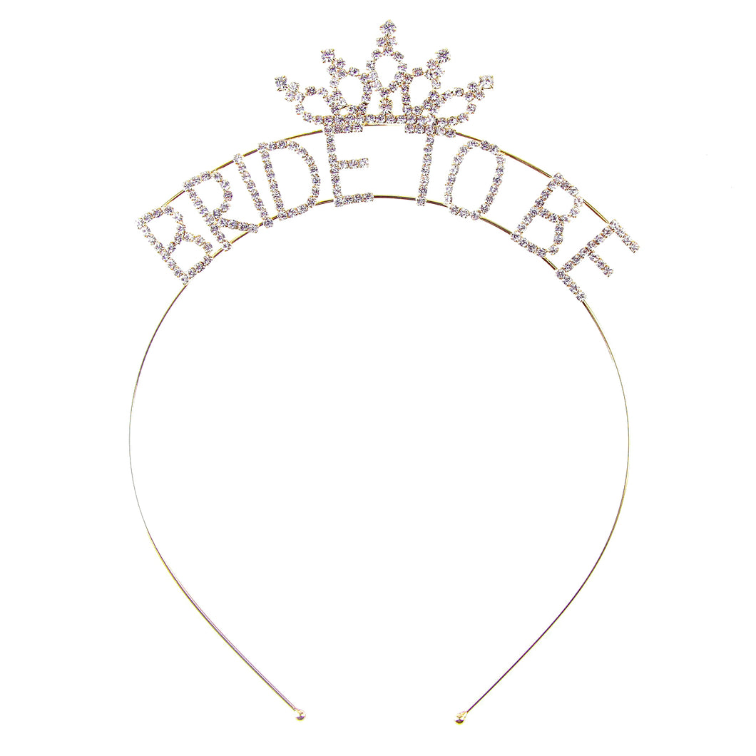 Bride to Be Rhinestone Headband