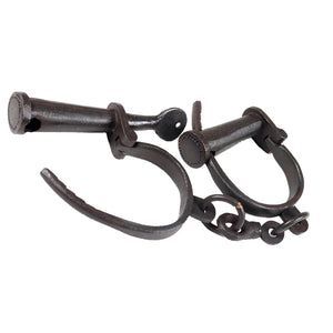 Hand Forged Medieval Replica Iron Dungeon Shackles