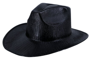 Holographic Space Cowboy Hat (Black)