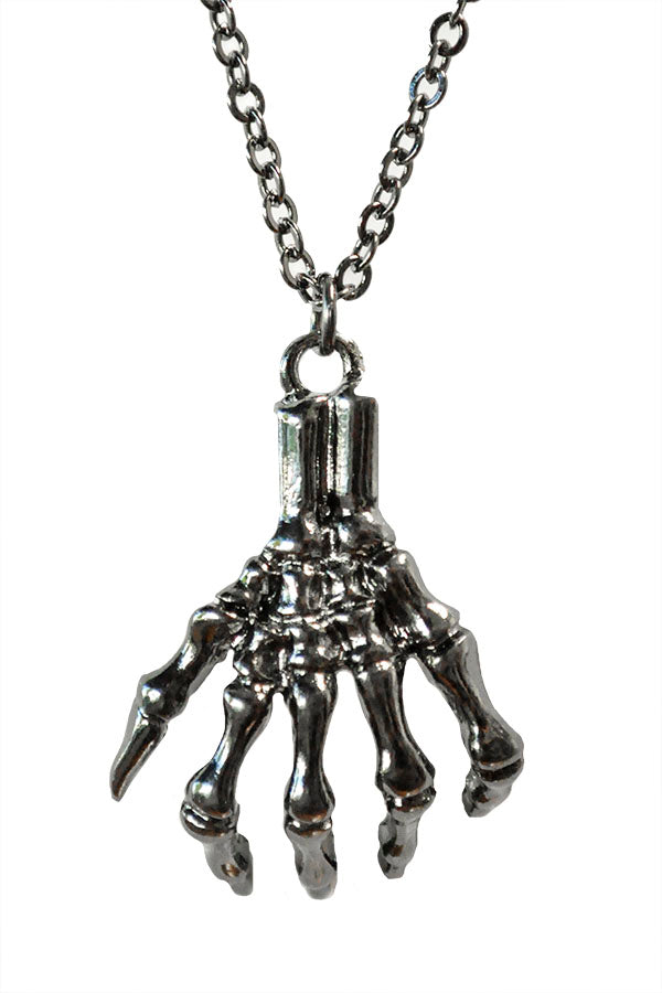 Skeleton Hand Necklace