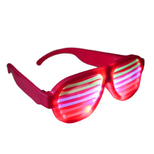 Sound-Sensitive Light-Up Shutter Shades