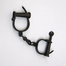 Load image into Gallery viewer, Hand Forged Medieval Replica Iron Dungeon Shackles
