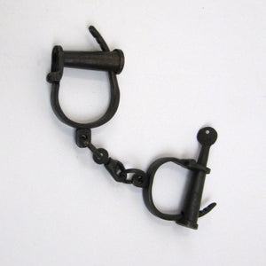 Hand Forged Medieval Replica Iron Dungeon Shackles